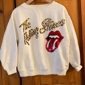 ZARA Rolling Stones Sweatshirt
